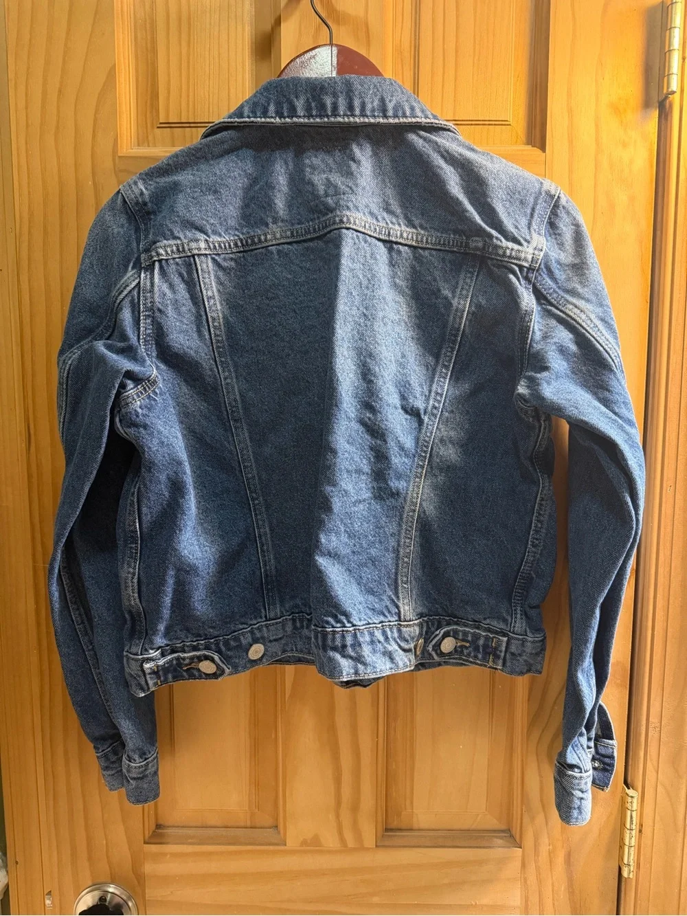 Lucky Brand Denim Jacket with Star Embellishments - Blue